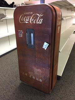 Antique Vendo V-39 Coca-Cola Vending Machine. Model # F39B7-51.