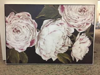Pink Roses Print. 25" x 37".