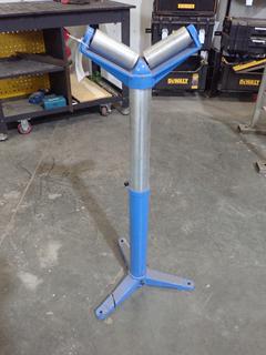 12in X 3in X 24-36in Adjustable Height V-Head Roller Stand