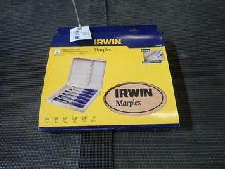 Irwin Marples M4445B6N 6-Piece 1/4in - 1in Woodworking Chisel Set *Unused*