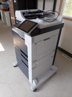 2016 HP Laserjet 700 Multi-Function Printer w/ HP J8026A 2700W Print Server. SN MXHCJ2G06H