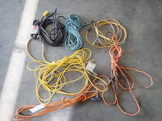Qty Of Assorted Extention Cords