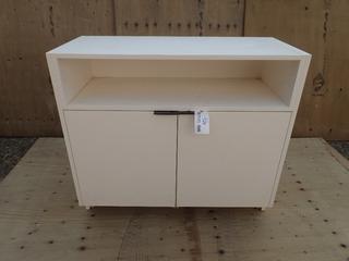 40 1/2in X 17 1/2in X 35 1/2in 2-Door Storage Cabinet