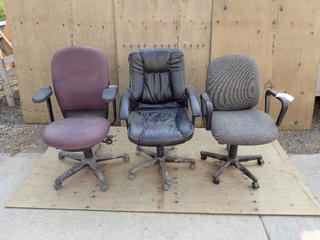 Qty Of (3) Task Chairs