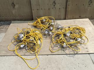 Qty Of (3) 10-Bulb 50ft String Lights