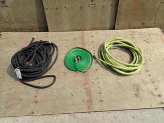 Flexzilla 50ft Garden Hose C/w 75ft Garden Hose And 25ft Garden Hose *Note: Hole In 25ft Hose*