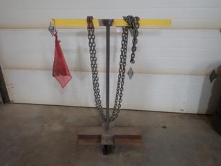 45in X 54in X 20in Steel Rack C/w Chain