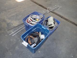 Qty Of Copper Tubing, Trim, Weed Control, Hoses, Belts And Misc Parts And Supplies