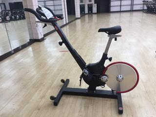 Keiser Model M3 Spin Bike c/w Self-Tensioning Poly V-Belt Drive & Monitor, Monitor Broken. S/N 140819-90861