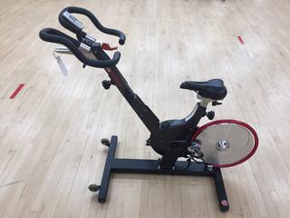 Keiser Model M3 Spin Bike c/w Self-Tensioning Poly V-Belt Drive & Monitor. S/N 140820-90883