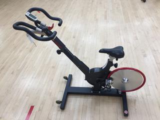 Keiser Model M3 Spin Bike c/w Self-Tensioning Poly V-Belt Drive & Monitor. S/N 140819-90836