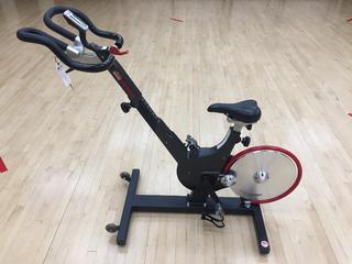 Keiser Model M3 Spin Bike c/w Self-Tensioning Poly V-Belt Drive & Monitor S/N 140819-90853.