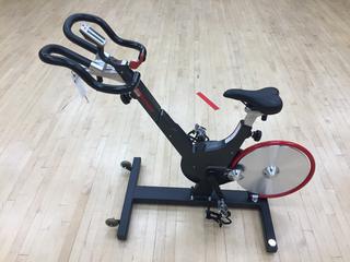 Keiser Model M3 Spin Bike c/w Self-Tensioning Poly V-Belt Drive & Monitor S/N 140618-86047.