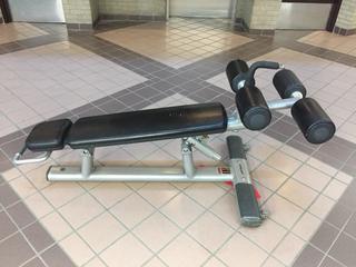 Life Fitness Decline AB/Crunch Bench. 
