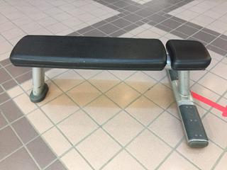 Life Fitness Flat Bench. S/N 081001001817