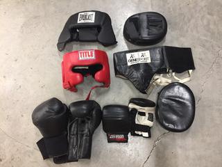Assorted Boxing Gloves & Blockers.