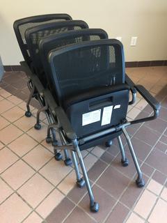 (4) Rolling Office Chairs.