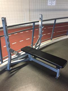 Hammer Strength Olympic Flat Bench, No Bar.