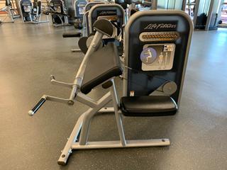 Life Fitness Circuit Series Biceps Curl Station.