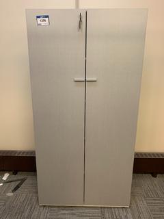 2-Door Storage Cabinet, 36"x 18"x 71-1/2".