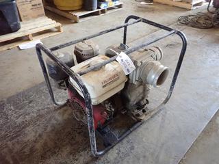 Honda WT40X 4in Trash Pump *Note: No Pull Cord, No Spark Plug, Running Condition Unknown*