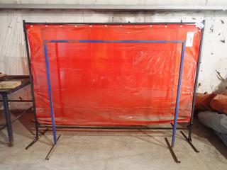 8ft X 6ft Welding Screen C/w (2) 6ft X 5ft Welding Screen Frame