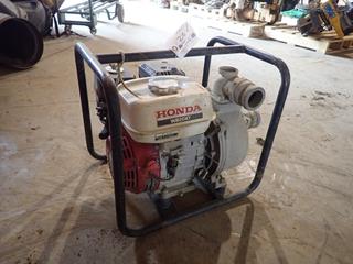 Honda WB20XT 2in Trash Pump w/ Honda GX120 Motor *Note: Pull Cord Broken, Running Condition Unknown*