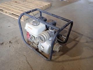 Honda 3in Trash Pump w/ Honda GX200 Motor *Note: Pull Cord Broken, Running Condition Unknown*