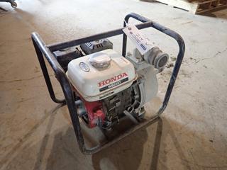 Honda WB20XT 2in Trash Pump *Note: No Pull Cord, Running Condition Unknown*