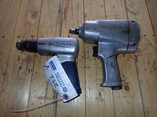 Mastercraft 1/2in Pneumatic Impact And Blue Point Pneumatic Hammer *Note: Working Condition Unknown*