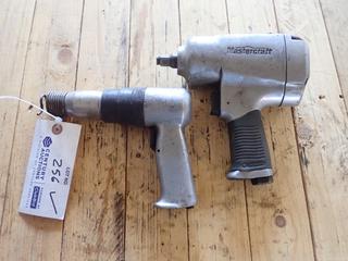 Mastercraft 1/2in Pneumatic Impact And Pneumatic Hammer *Note: Working Condition Unknown*