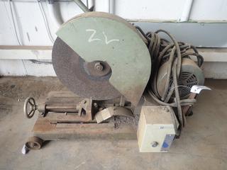 20in Heavy Duty Chop Saw C/w Teco 10hp 230/450 3-Phase Induction Motor