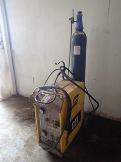 ESAB Migmaster 250 208/230V Single Phase Mig Welder C/w Compressed Gas Cylinder. SN MA-I510072