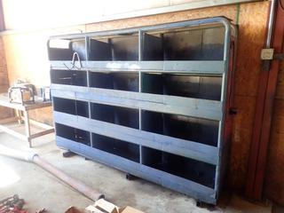 112in X 19in X 78in Steel Storage Unit