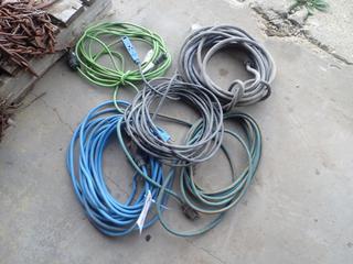 Qty Of Assorted Extension Cords *Note: Some Ends Require Repair*