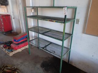 4ft X 18in X 5ft 4-Tier Steel Storage Unit