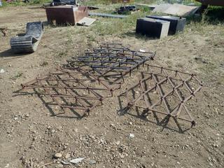 (2) 3ft X 3ft Harrows C/w (1) 4ft X 5ft Harrow