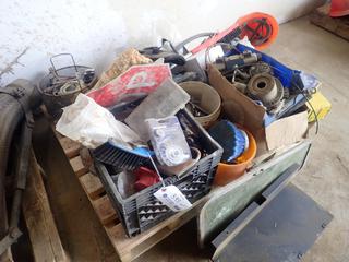 Qty Of Nuts, Bolts, Clamps, Hand Rails, Steel Wool, Springs, U-Joints, Clamps And Misc Supplies