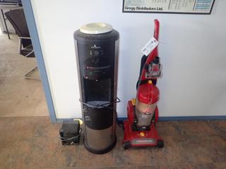 (1) Hoover Elite Rewind Vacuum Cleaner C/w Vitapur 120V Water Cooler And (1) Space Heater