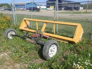 2010 United Fabrication 12ft Hydraulic Box Scraper. SN UFW1001 *Note: Disassembled*