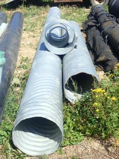 (1) 230in X 18in Culvert C/w (1) 139in X 18in Culvert, (1) 19in Band And (2) 13 1/2in Bands