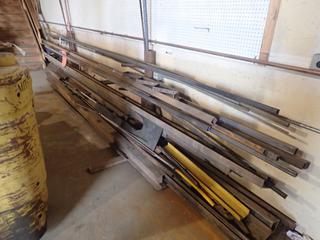 Qty Of Square Tubing, Rebar, And Assorted Pieces Of Steel