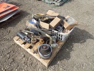 Qty Of CAT Parts, John Deere Parts, Starters, Hoses, Brake Shoes, Bearings, Filters And Misc Supplies