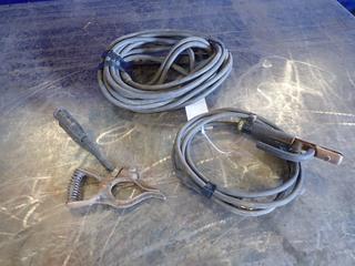 Qty Of Welding Cable C/w (2) Stingers And Ground Clamp
