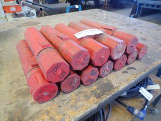 Qty Of Welding Rod Holders C/w Assorted Rod
