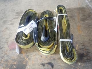 Qty Of (3) Super Slings 12ft X 2in Lifting Slings 