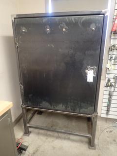41in X 24in X 48in Storage Cabinet C/w Key And Steel Stand 