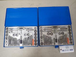 (2) Gray Tools Tap And Die Sets *Note: (1) Set Incomplete*