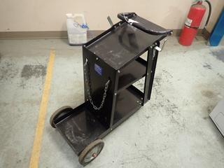 Powerfist Welding Cart w/ 11in X 17 1/2in Platform