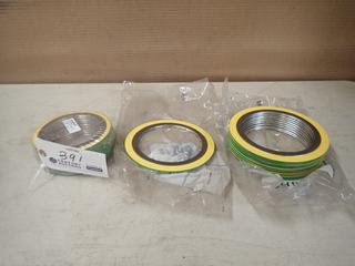 Qty Of Assorted Pipe Gaskets *Unused*